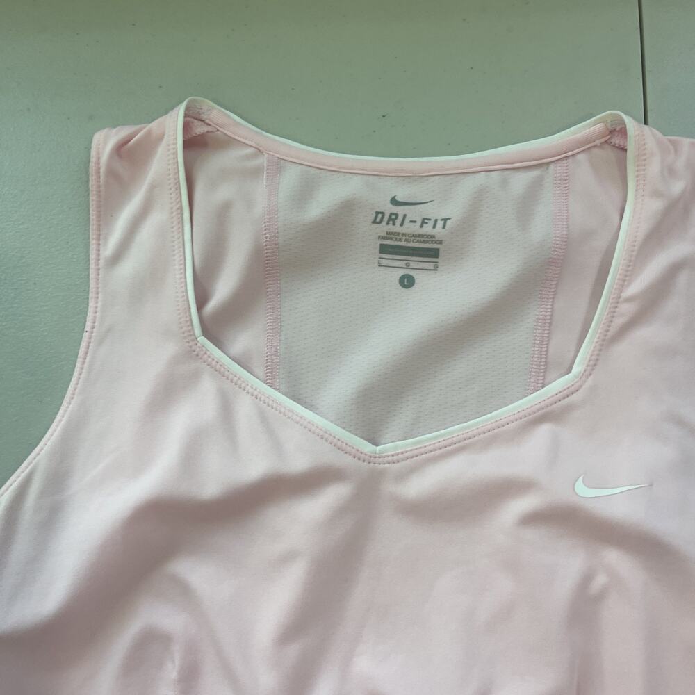 Nike Women Tennis Skirt Pink 3 Piece Set Size M* Dry Fit Pickleball Tennis Tanks - Picture 6 of 16